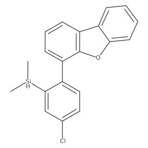 [5-Chloro-2-(dibenzo[b,d]furan-4-yl)phenyl]dimethylsilane结构式