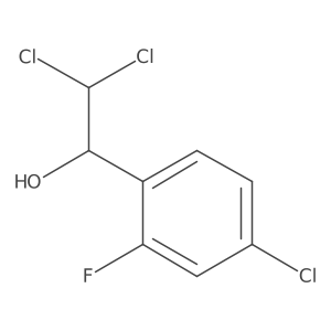 2,2-Dichloro-1-(4-chloro-2-fluorophenyl)ethanol Structure