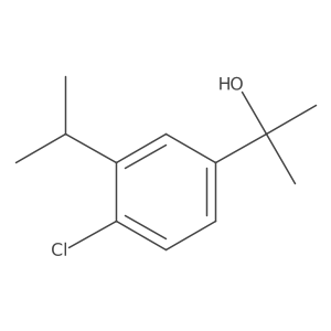 2-(4-Chloro-3-isopropylphenyl)propan-2-ol Structure