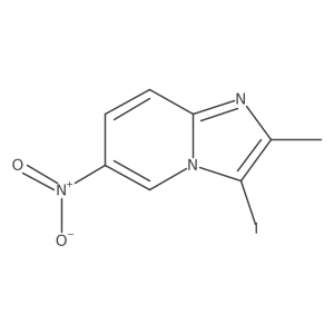 3-Iodo-2-methyl-6-nitroimidazo[1,2-a]pyridine Structure