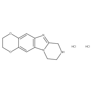 4,7-Dioxa-11,14,17-triazatetracyclo[8.7.0.0^{3,8}.0^{11,16}]heptadeca-1,3(8),9,16-tetraene dihydrochloride Structure