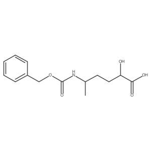 5-{[(Benzyloxy)carbonyl]amino}-2-hydroxyhexanoic acid Structure
