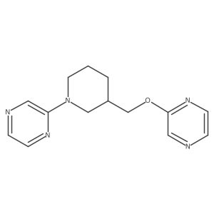 2-{3-[(Pyrazin-2-yloxy)methyl]piperidin-1-yl}pyrazine结构式