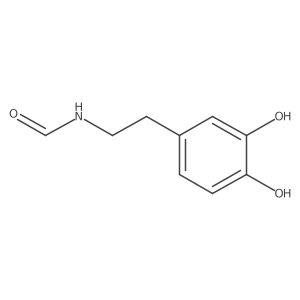 n-[2-(3,4-Dihydroxy-phenyl)-ethyl]-formamide结构式