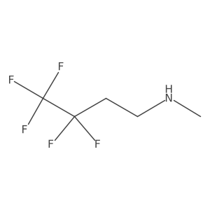 Methyl(3,3,4,4,4-pentafluorobutyl)amine Structure