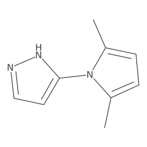3-(2,5-Dimethyl-1H-pyrrol-1-yl)-1H-pyrazole结构式