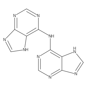 N-9H-Purin-6-yl-9H-purin-6-amine结构式