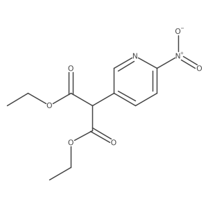Diethyl 2-(6-nitropyridin-3-yl)malonate Structure