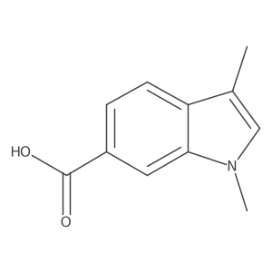 1,3-dimethyl-1H-indole-6-carboxylic acid结构式
