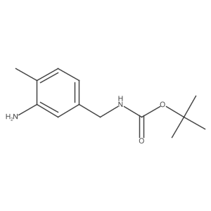 tert-Butyl 3-amino-4-methylbenzylcarbamate Structure