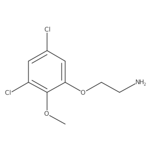 2-(3,5-dichloro-2-methoxy-phenoxy)ethanamine结构式