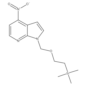 4-Nitro-1-[[2-(trimethylsilyl)ethoxy]methyl]-1H-pyrrolo[2,3-b]pyridine Structure