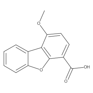 1-Methoxydibenzo[b,d]furan-4-carboxylic acid Structure