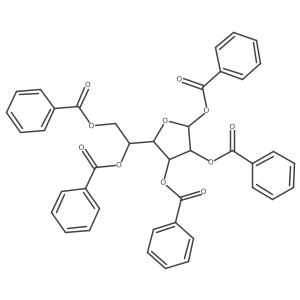 1,2,3,5,6-Penta-O-benzoyl-D-galactofuranose Structure