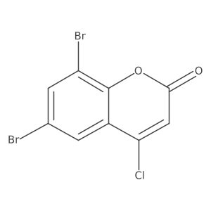 6,8-Dibromo-4-chlorocoumarin结构式