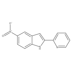 5-nitro-2-(pyridin-2-yl)-1H-indole结构式