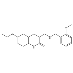 6-ethoxy-3-[[(2-methoxyphenyl)methylamino]methyl]-3,4,4a,5,6,7,8,8a-octahydro-1H-quinolin-2-one Structure