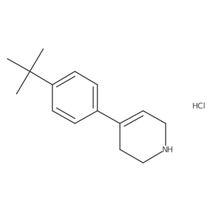 4-(4-Tert-butylphenyl)-1,2,3,6-tetrahydropyridine hydrochloride结构式