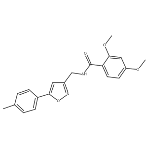 2,4-dimethoxy-N-((5-(p-tolyl)isoxazol-3-yl)methyl)benzamide Structure