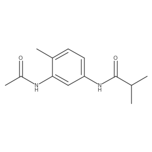 N-(3-Acetamido-4-methylphenyl)isobutyramide结构式