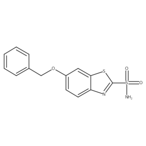 6-Phenylmethoxy-1,3-benzothiazole-2-sulfonamide Structure