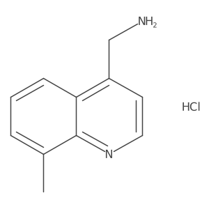 (8-Methylquinolin-4-yl)methanamine hydrochloride结构式