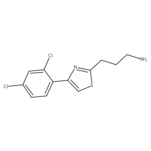 4-(2,4-Dichlorophenyl)-2-thiazolepropanamine Structure