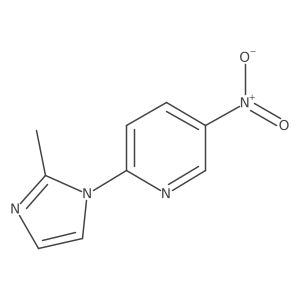 2-(2-methyl-1H-imidazol-1-yl)-5-nitropyridine结构式