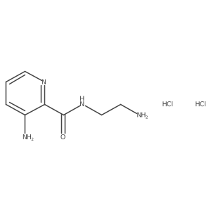3-amino-N-(2-aminoethyl)picolinamide dihydrochloride Structure