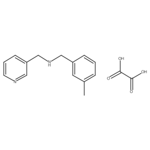 N-(3-Methylbenzyl)-1-(pyridin-3-yl)methanamine oxalate Structure