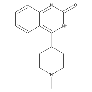 4-(1-methylpiperidin-4-yl)quinazolin-2(1H)-one结构式