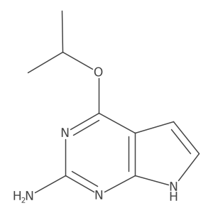 4-propan-2-yloxy-7H-pyrrolo[2,3-d]pyrimidin-2-amine Structure