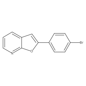 2-(4-Bromophenyl)furo[2,3-b]pyridine Structure