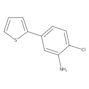 2-Chloro-5-(thiophen-2-yl)aniline Structure