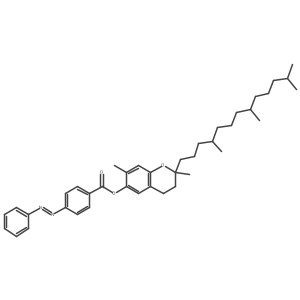 eta-Tocopherol 4-phenylazobenzoate Structure