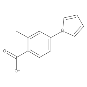 2-methyl-4-(1H-pyrrol-1-yl)benzoic acid结构式