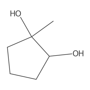 trans-(1S,2S)-1-Methylcyclopentane-1,2-diol Structure