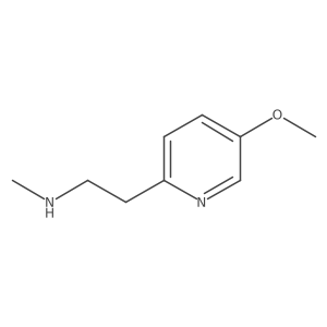 [2-(5-Methoxypyridin-2-YL)ethyl](methyl)amine结构式