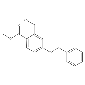 Methyl 4-(benzyloxy)-2-(bromomethyl)benzoate Structure