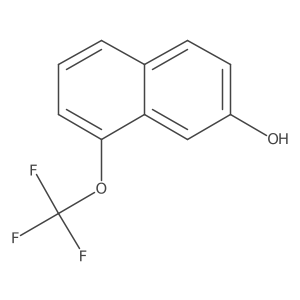 1-(Trifluoromethoxy)-7-naphthol Structure