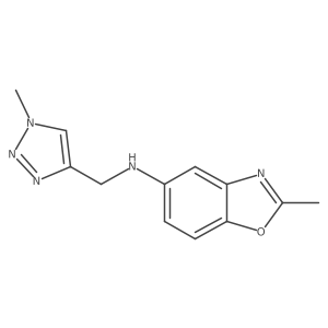 5-Benzoxazolamine, 2-methyl-N-[(1-methyl-1H-1,2,3-triazol-4-yl)methyl]-结构式