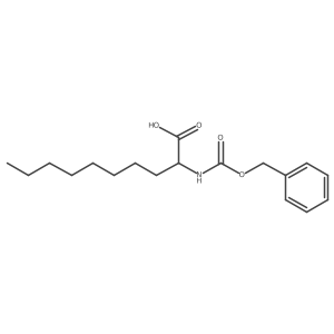 2-(((Benzyloxy)carbonyl)amino)decanoic acid结构式