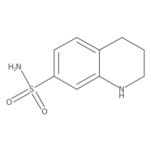 1,2,3,4-Tetrahydroquinoline-7-sulfonamide结构式