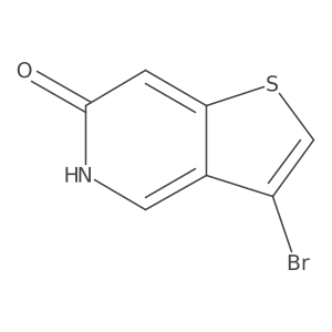 3-bromothieno[3,2-c]pyridin-6(5H)-one结构式