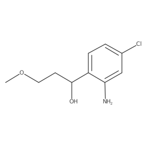1-(2-Amino-4-chlorophenyl)-3-methoxypropan-1-ol结构式