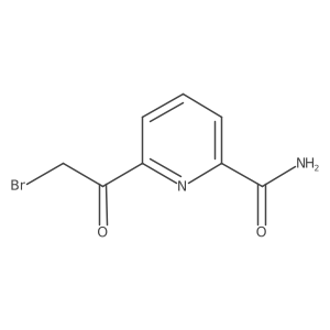 6-(2-Bromoacetyl)-2-pyridinecarboxamide Structure