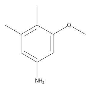 3,4-Dimethyl-5-methoxyaniline结构式