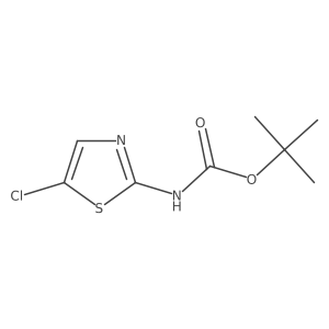 tert-butyl N-(5-chloro-1,3-thiazol-2-yl)carbamate Structure