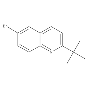 6-Bromo-2-(tert-butyl)quinoline结构式
