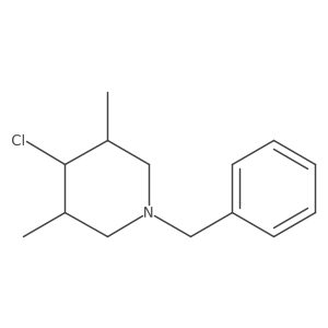 1-Benzyl-4-chloro-3,5-dimethylpiperidine结构式